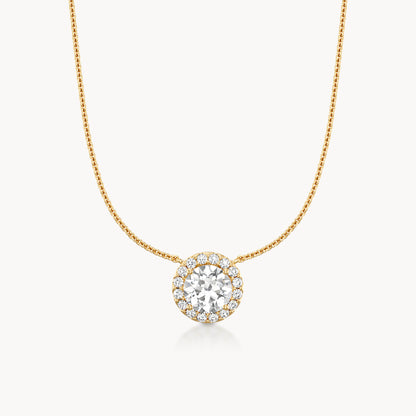 Halo Necklace Round
