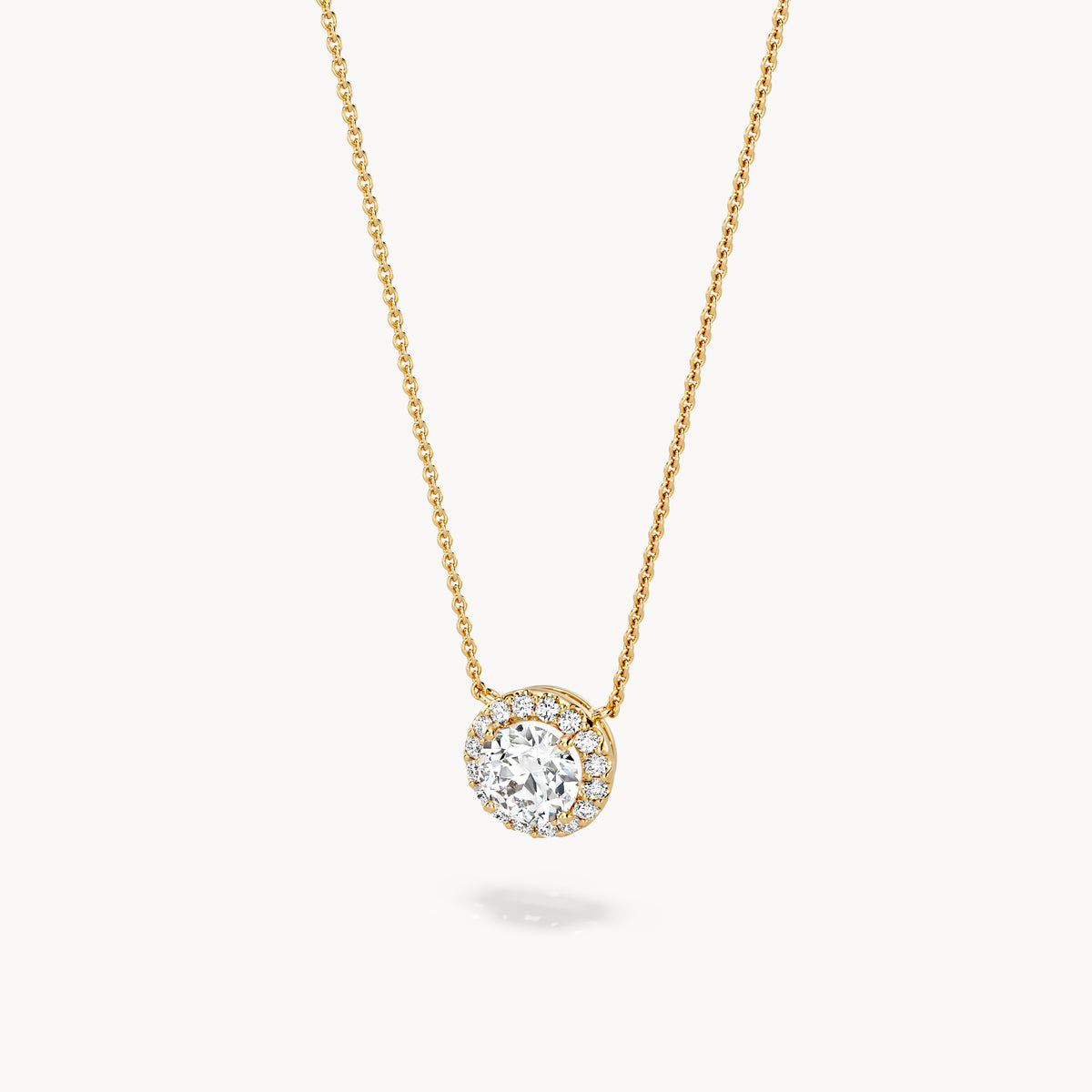 Halo Necklace Round