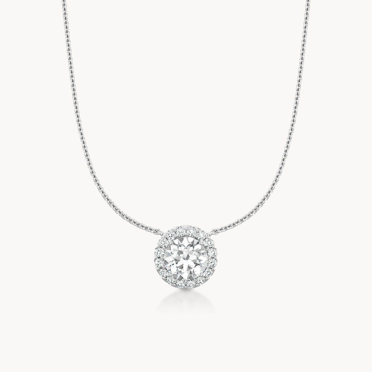 Halo Necklace Round