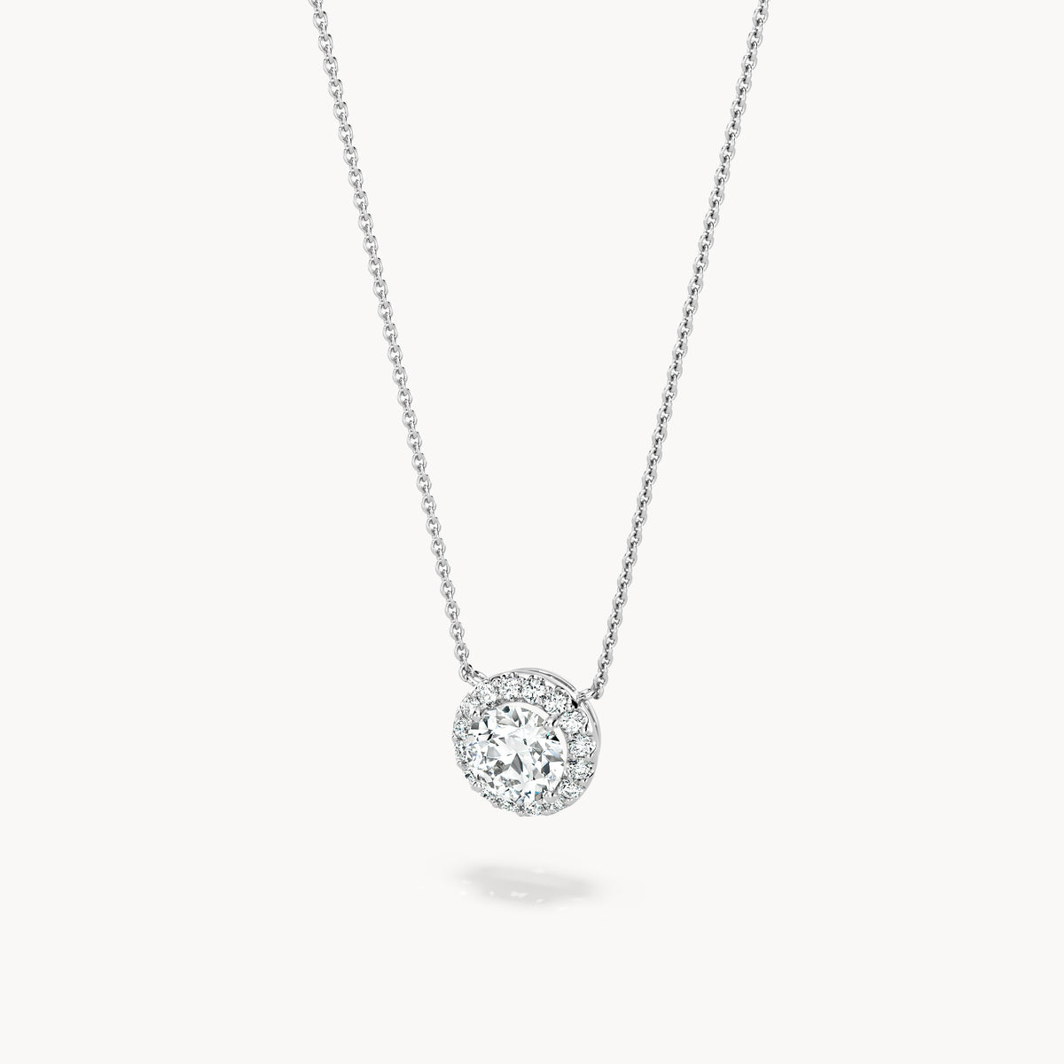 Halo Necklace Round