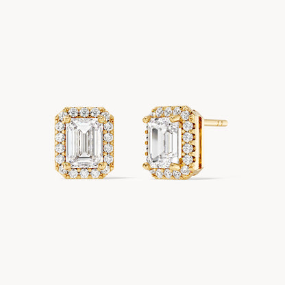 Halo Studs Emerald