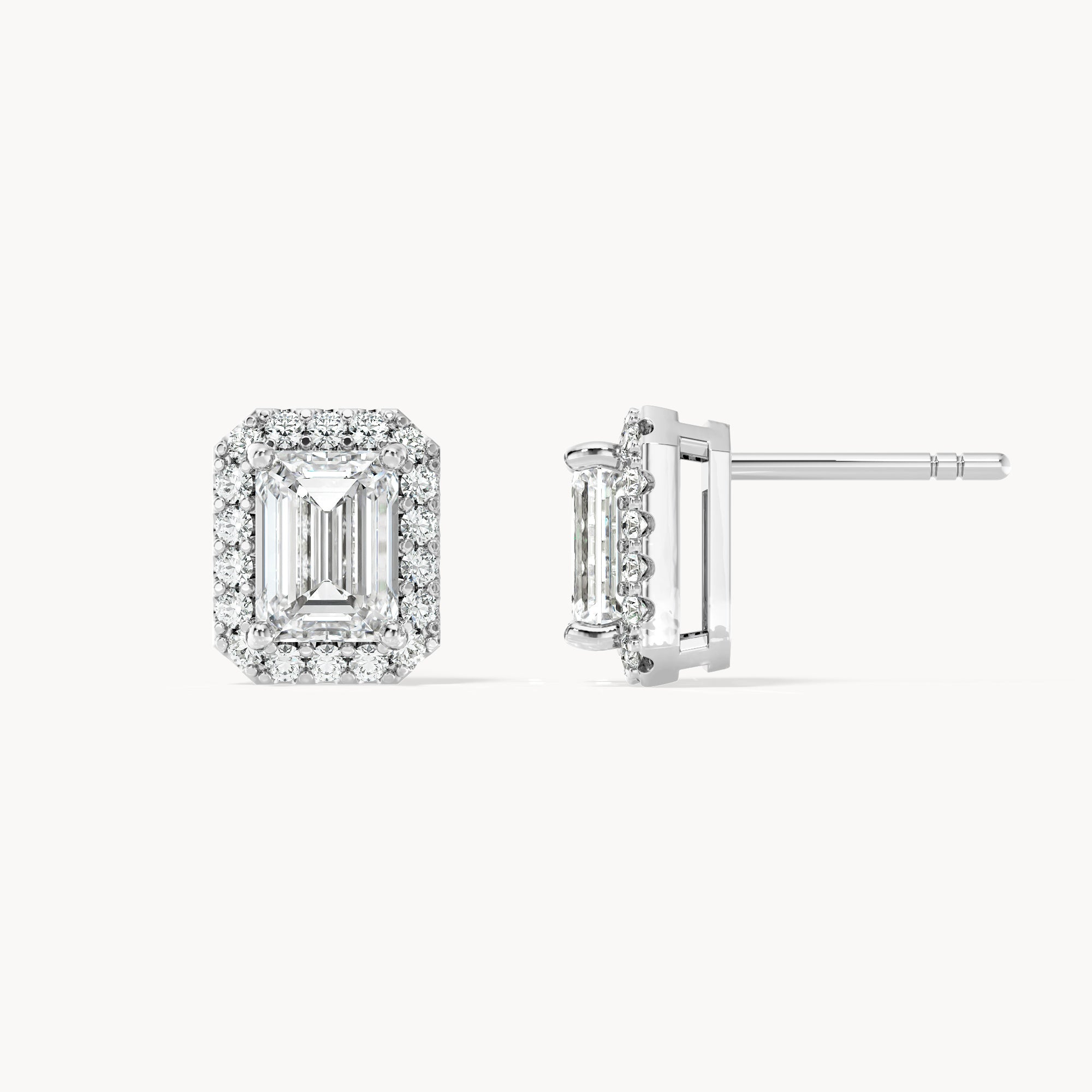 Halo Studs Emerald