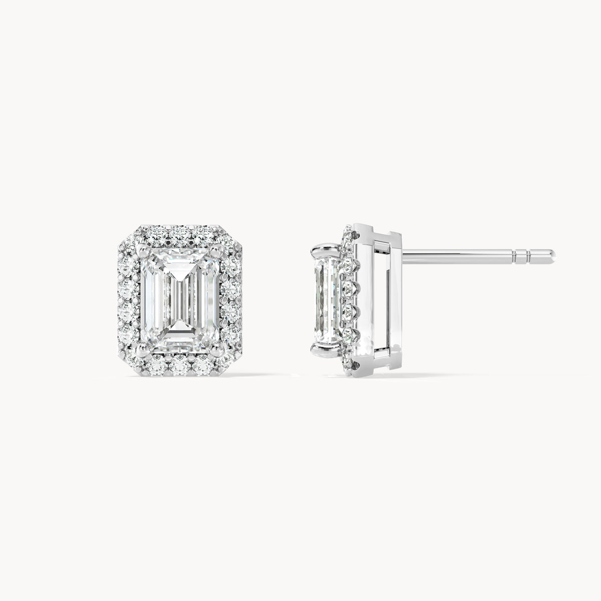 Halo Studs Emerald