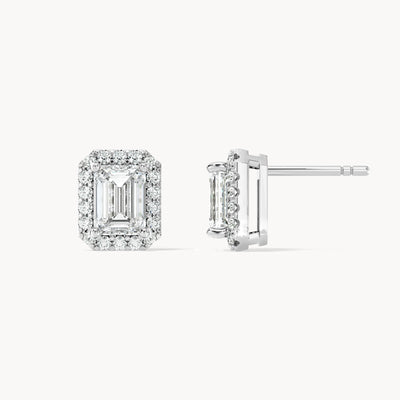 Halo Studs Emerald