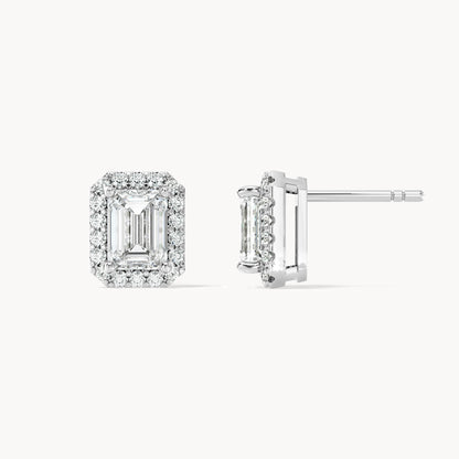 Halo Studs Emerald