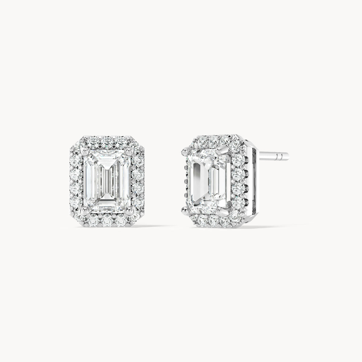 Halo Studs Emerald