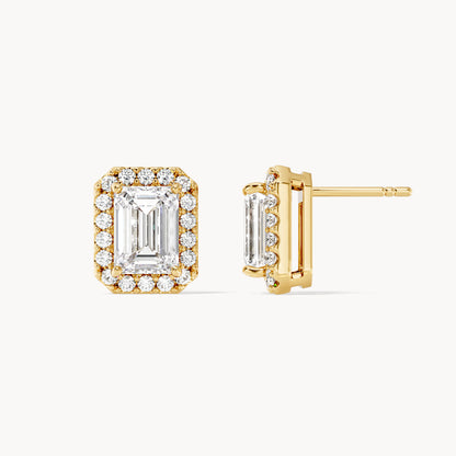 Halo Studs Emerald