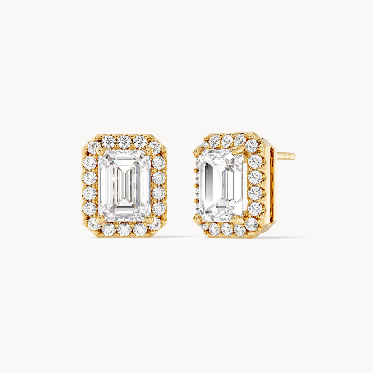 Halo Studs Emerald