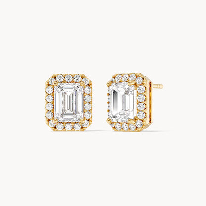 Halo Studs Emerald