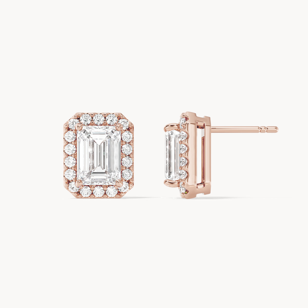 Halo Studs Emerald