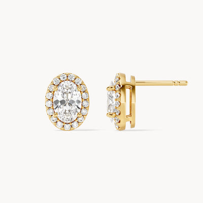 Halo Studs Oval
