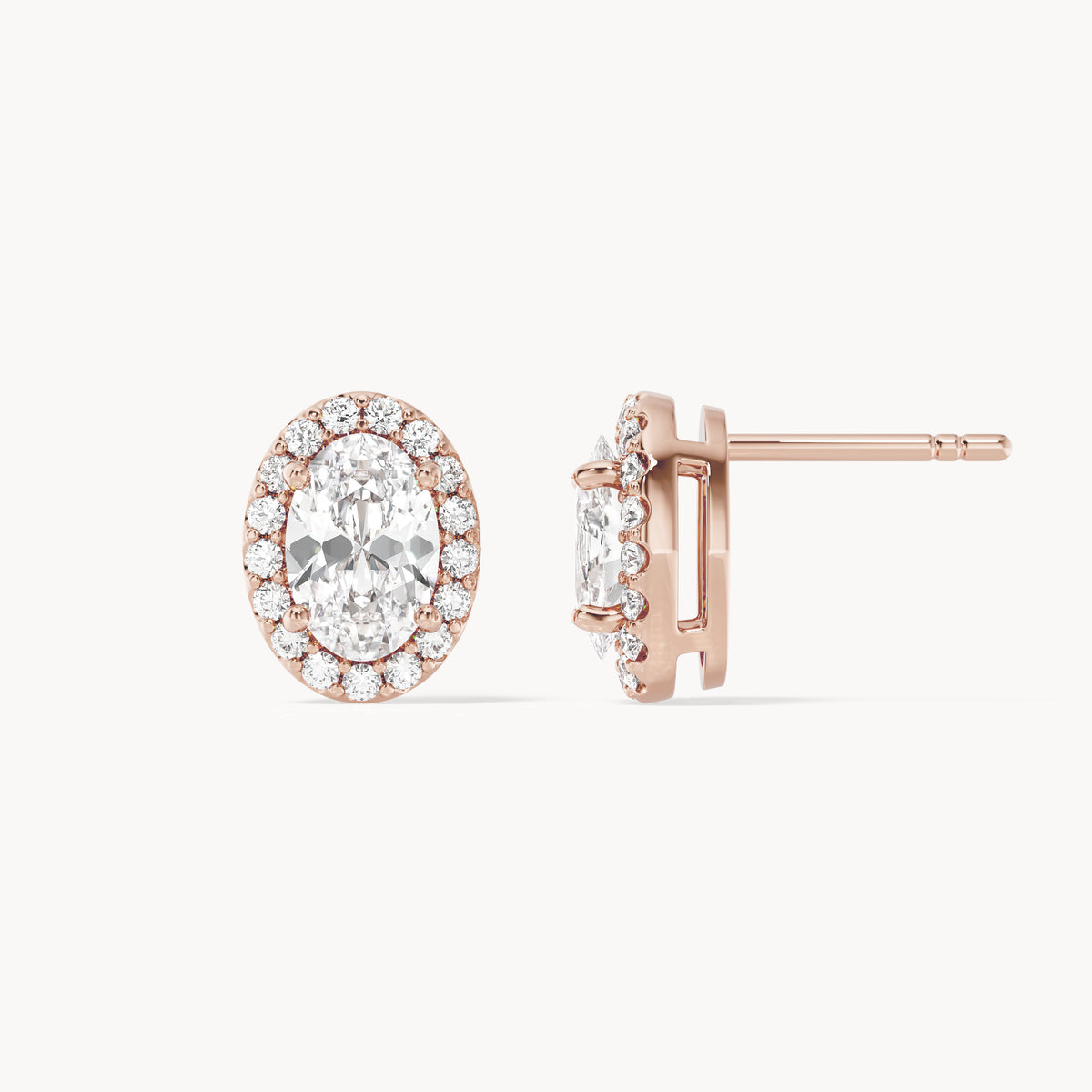 Halo Studs Oval