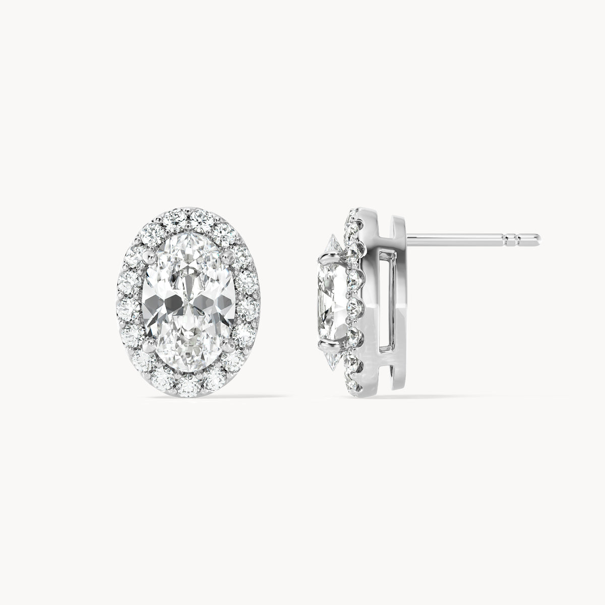 Halo Studs Oval
