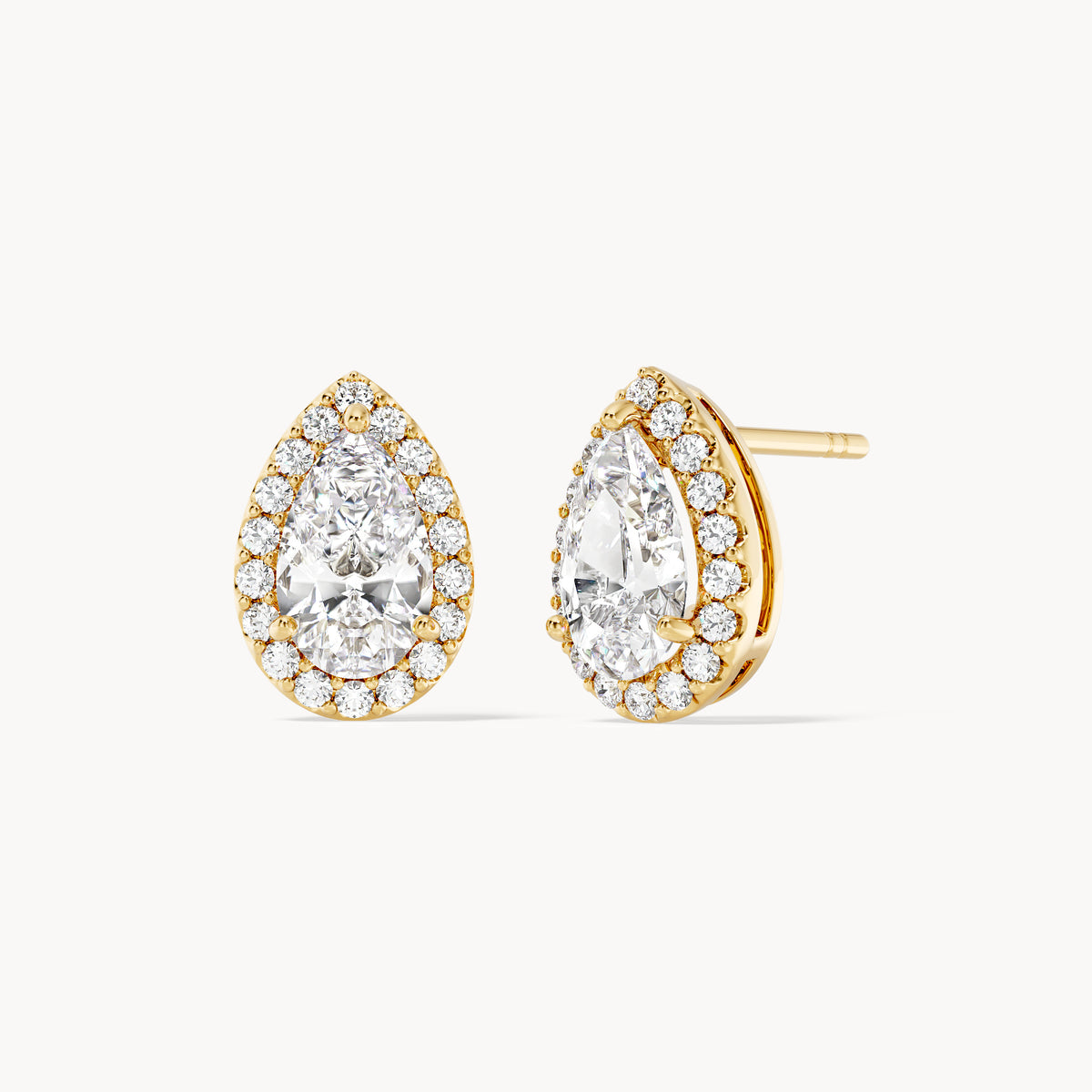 Halo Studs Pear