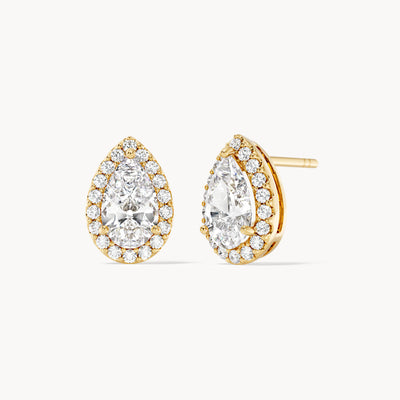 Halo Studs Pear