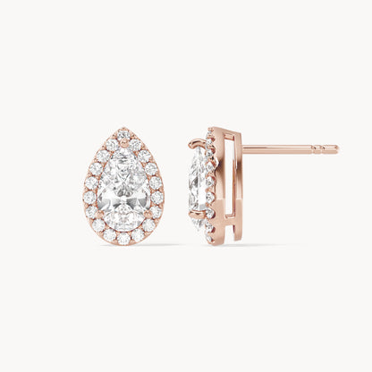Halo Studs Pear