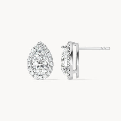 Halo Studs Pear