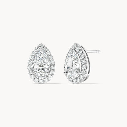 Halo Studs Pear