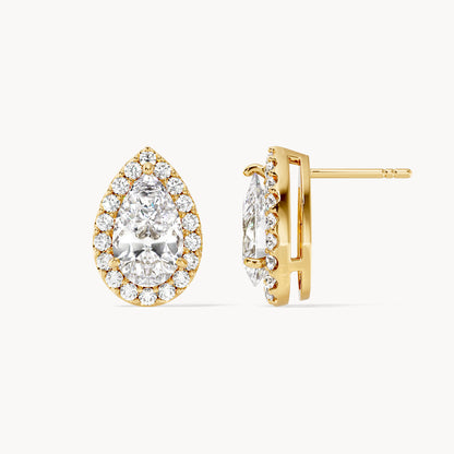 Halo Studs Pear