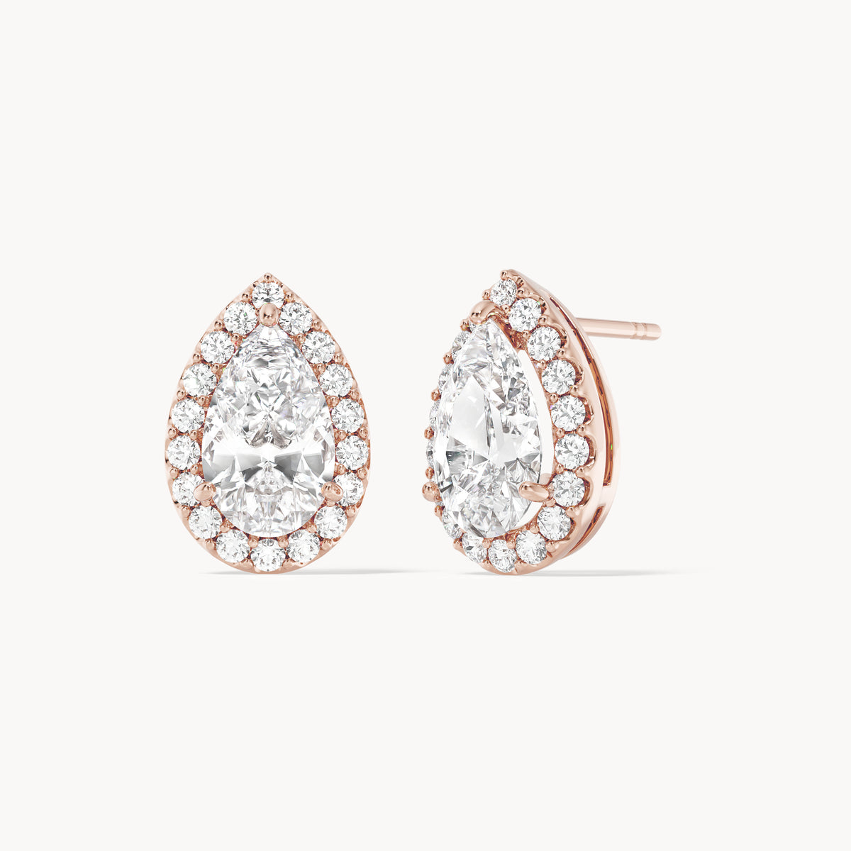 Halo Studs Pear
