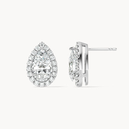 Halo Studs Pear