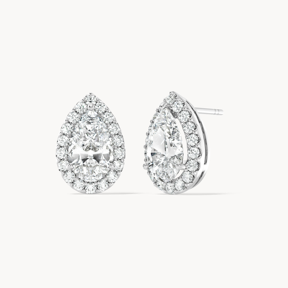 Halo Studs Pear