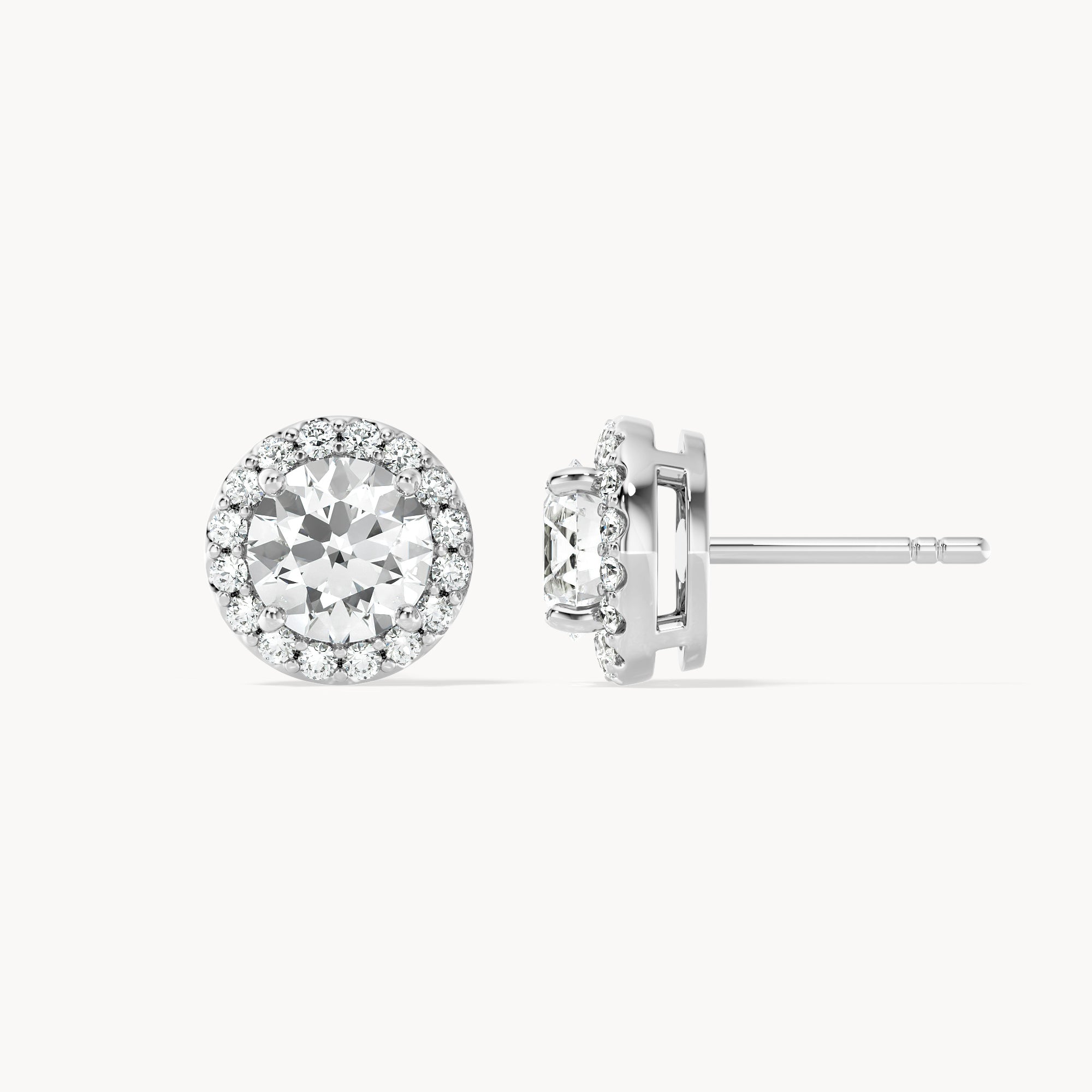 Halo Studs Round
