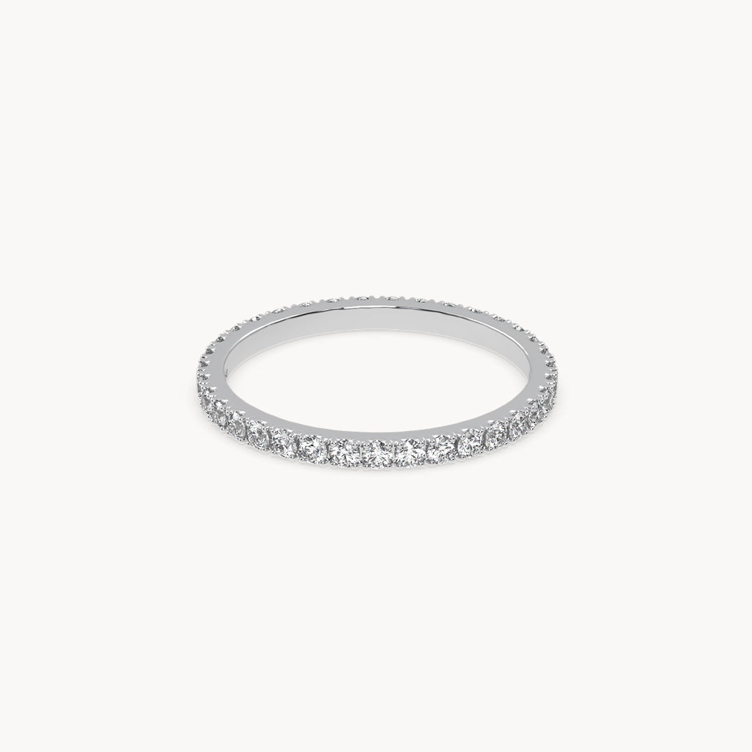 Memory Ring White Gold