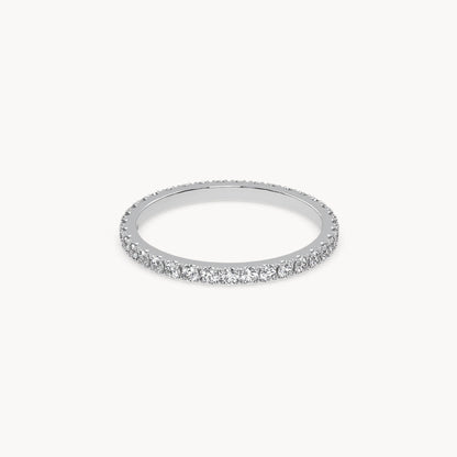 Memory Ring White Gold