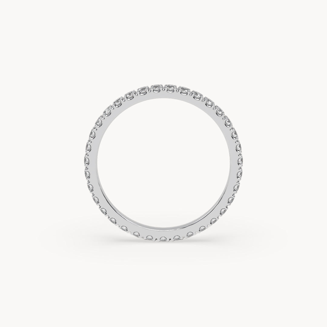 Memory Ring White Gold