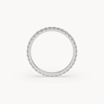 Memory Ring White Gold