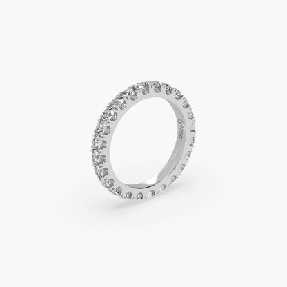 Memory Ring White Gold