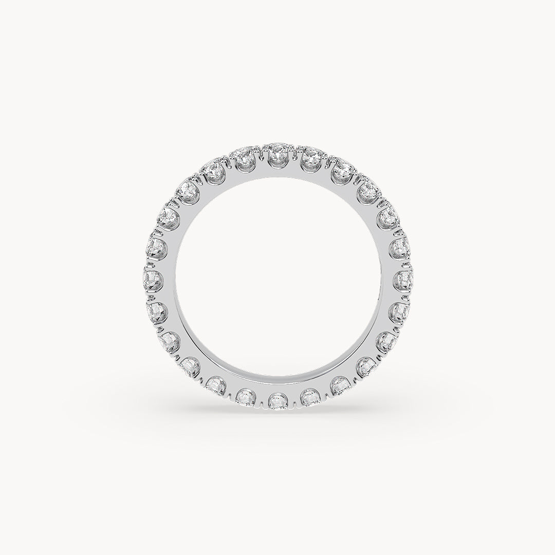 Memory Ring White Gold