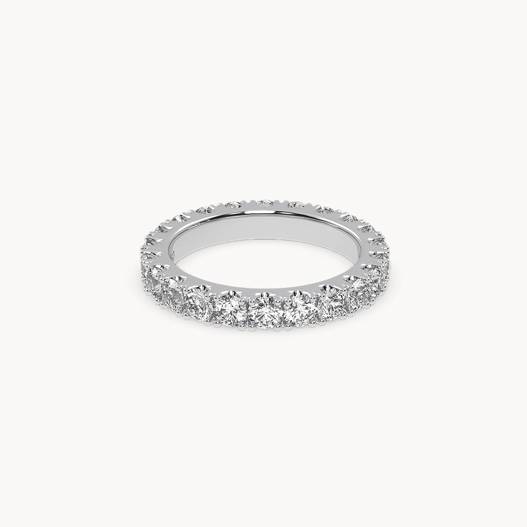 Memory Ring White Gold