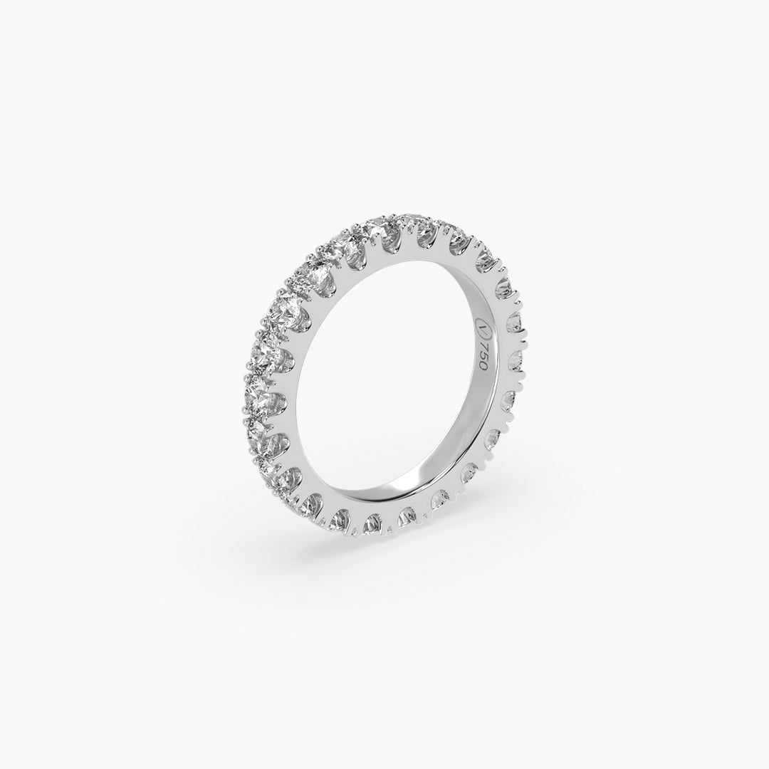 Memory Ring White Gold