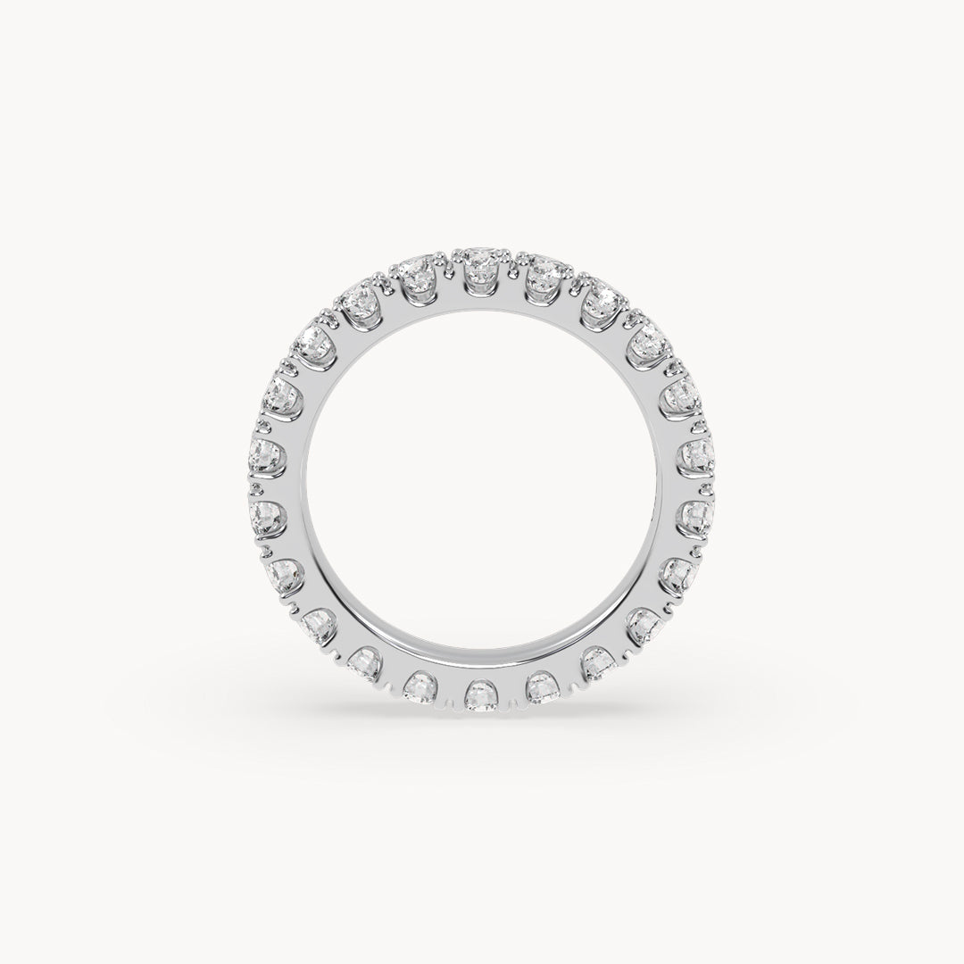 Memory Ring White Gold