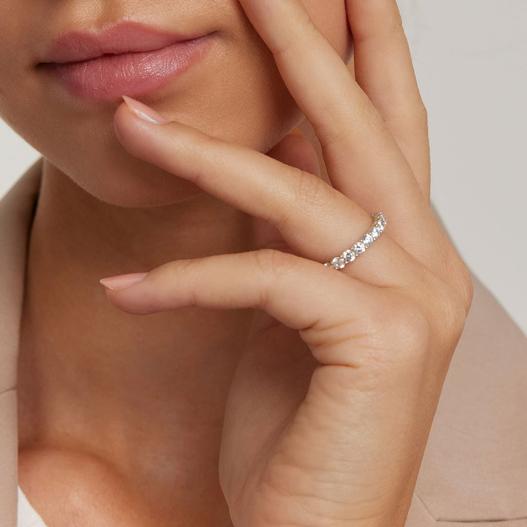 Open Memory Ring 18kt. Gelbgold Größe 47