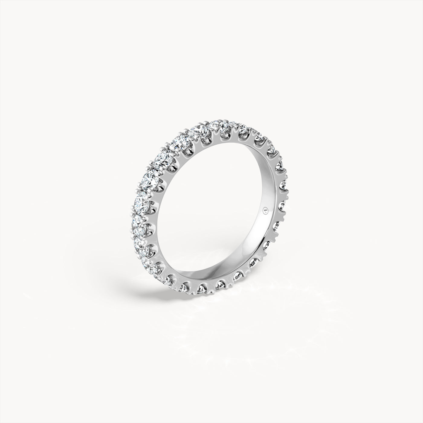 Memory Ring Weißgold Größe 47