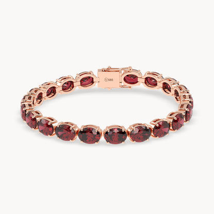 Rouge Tennis Bracelet Big