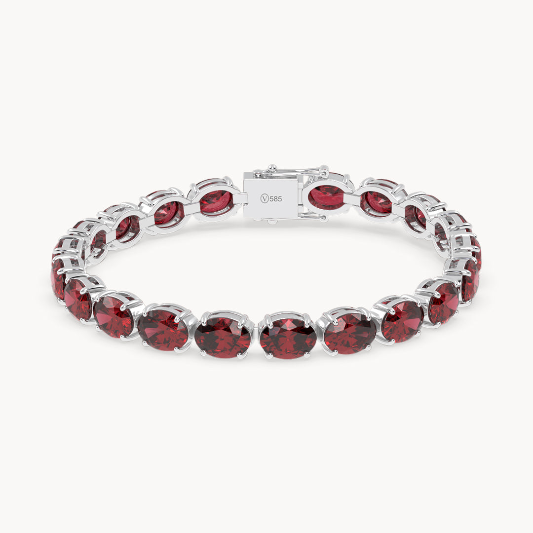 Rouge Tennis Bracelet Big