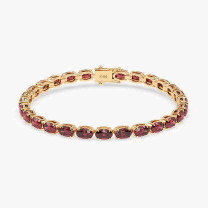 Rouge Tennis Bracelet Small