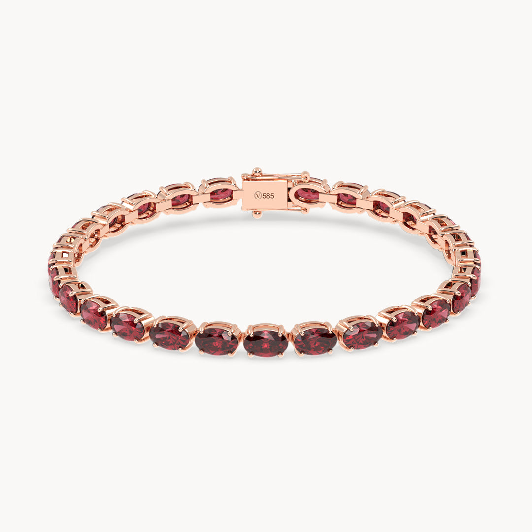 Rouge Tennis Bracelet Small