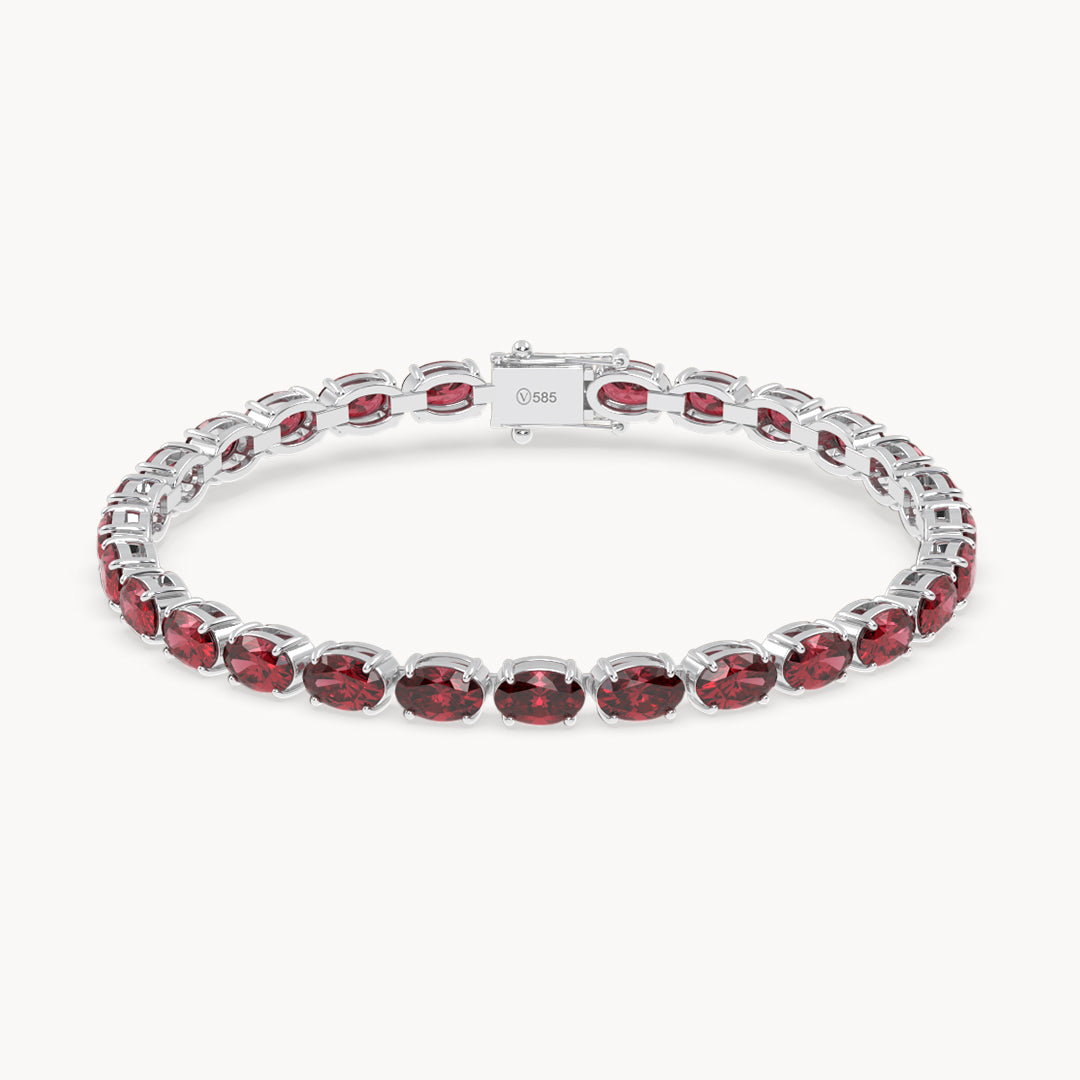 Rouge Tennis Bracelet Small