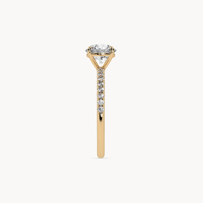 Solitaire Verlobungsring Pavé