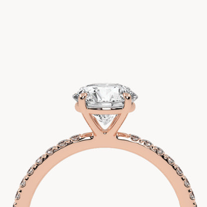 Solitaire Verlobungsring Pavé
