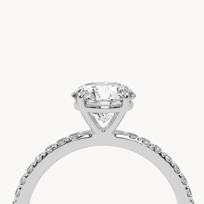 Solitaire Verlobungsring Pavé