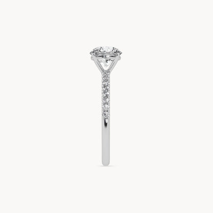 Solitaire Verlobungsring Pavé