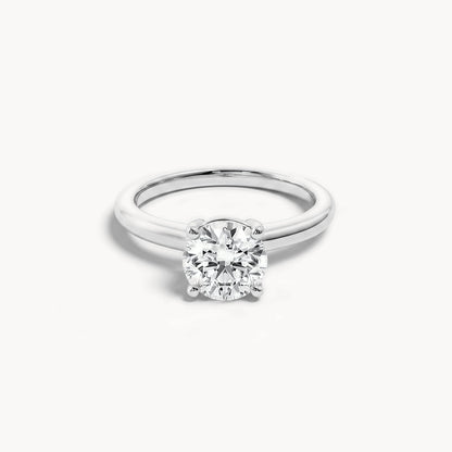 Solitaire Verlobungsring 1,12ct. in 18kt. Weißgold, Frontansicht