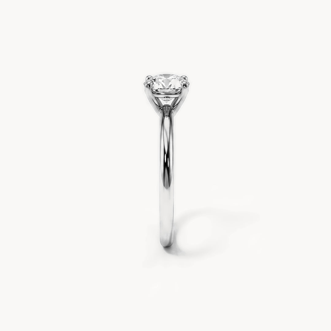 Solitaire Verlobungsring 1,12ct. in 18kt. Weißgold, Seitenansicht