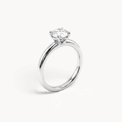 Solitaire Verlobungsring 1,12ct. in 18kt. Weißgold, Detailansicht